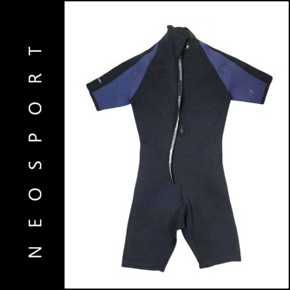 NeoSport Wetsuit 2.5 mm Junior Shorty Size 12 - Picture 6 of 7